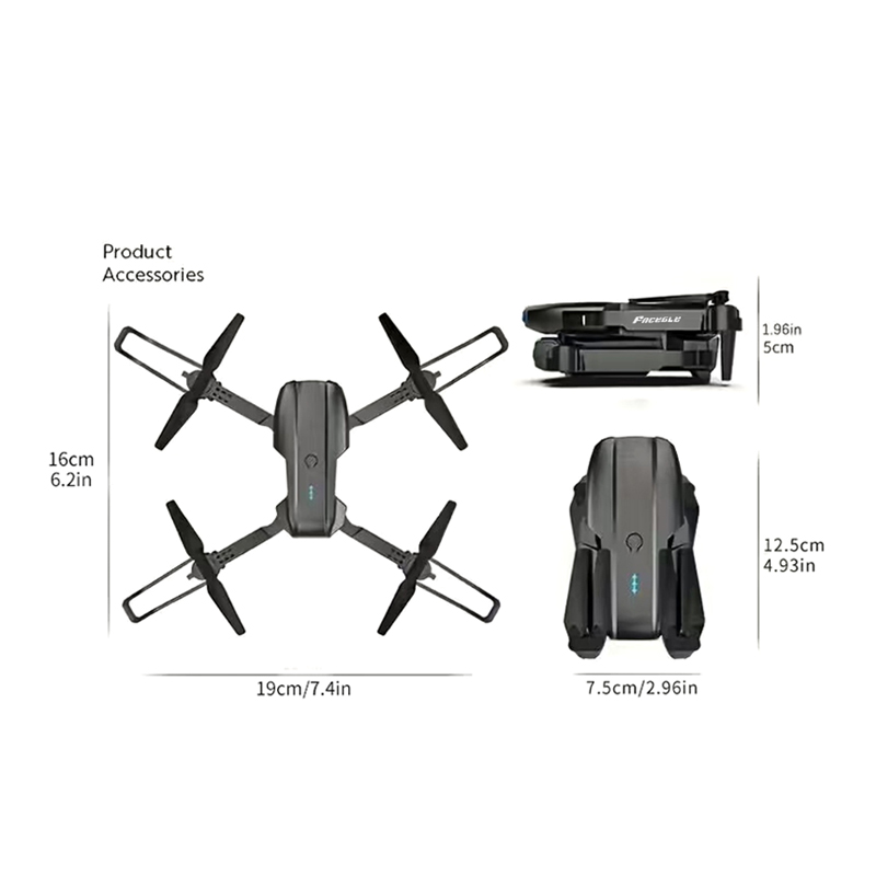 Drone RC pliable FACEGLE UAV E - Drone Racing Camera avis et prix
