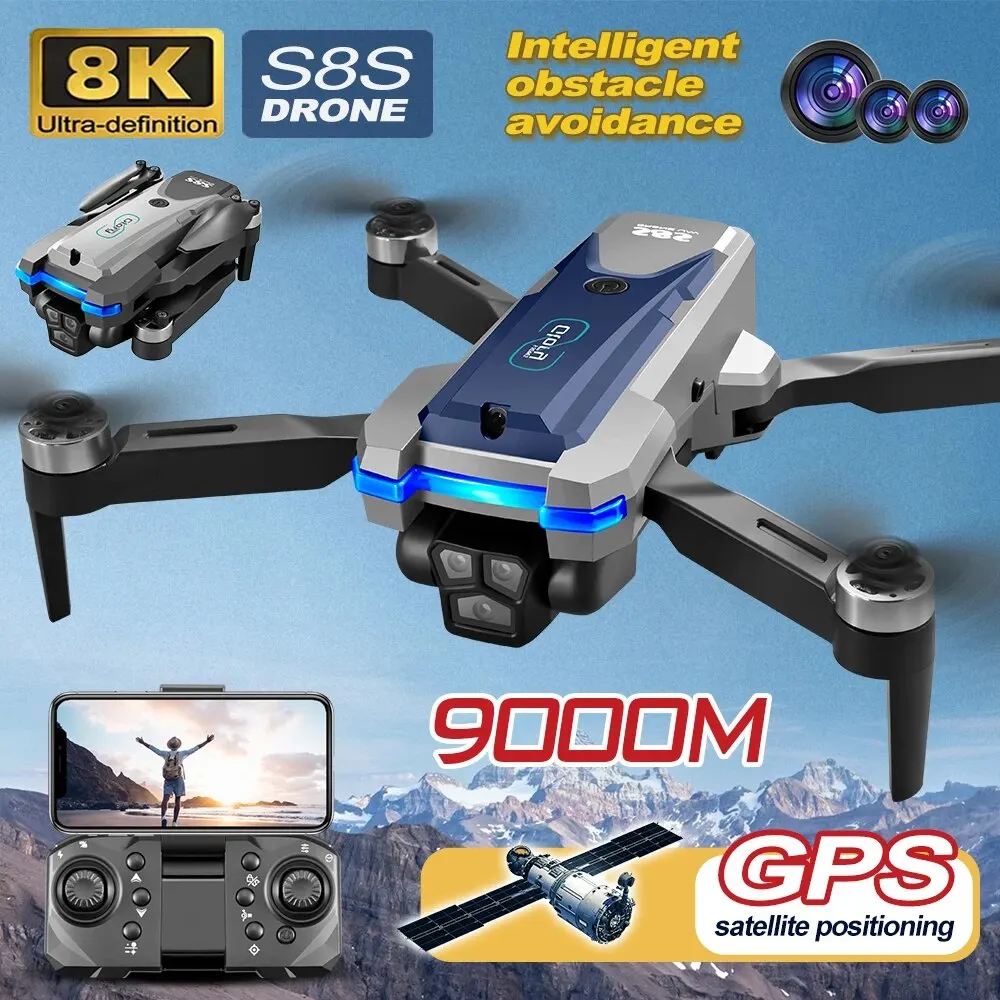 Drone GPS S8S 5G Wifi 8K HD po - Drone Racing Camera avis et prix